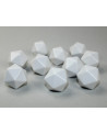 Set de 10 Dados Opaco Blanco - 20 Caras - Chessex