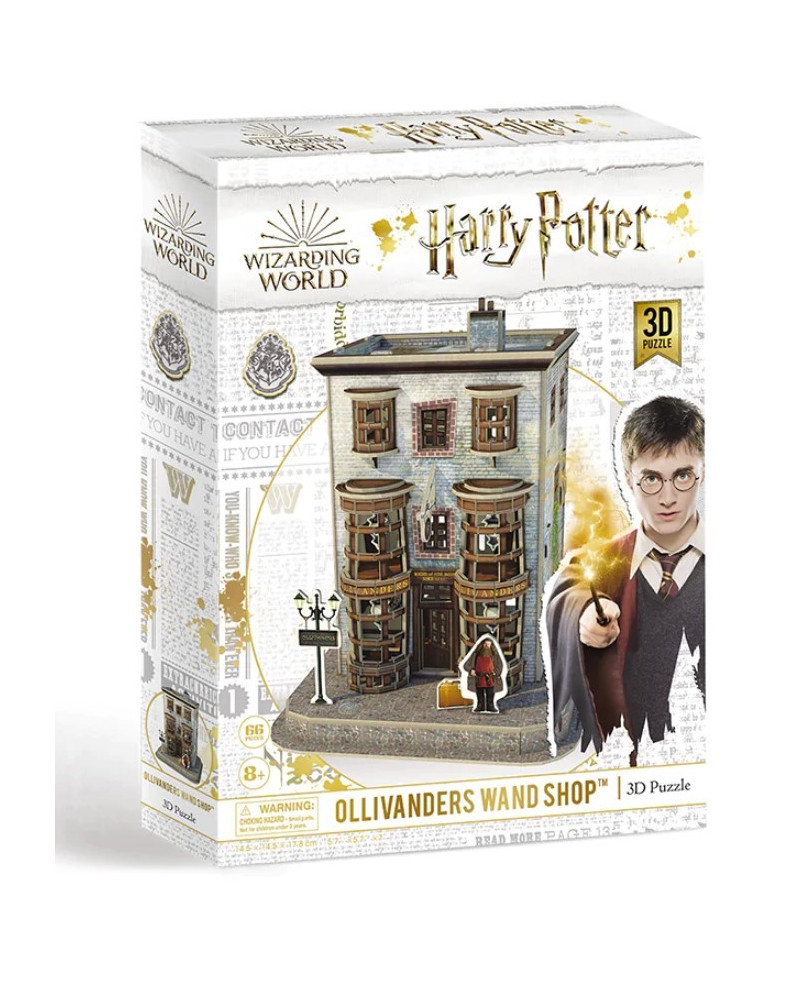 Puzzle 3D - Harry Potter - Ollivanders Wand Shop - CubicFun