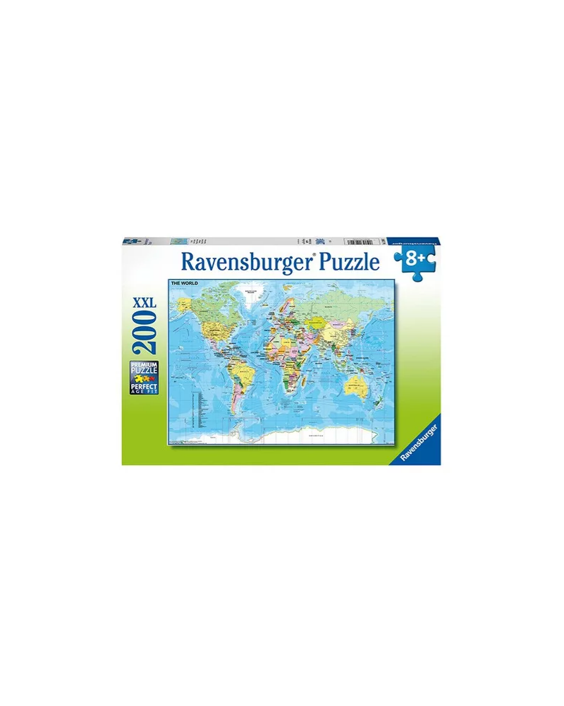 Puzzle 200 piezas XXL - Mapa del Mundo - Ravensburger