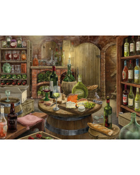 Puzzle 99 piezas - Bodega de vinos (4) - Ravensburger - Exit Escape Puzzle