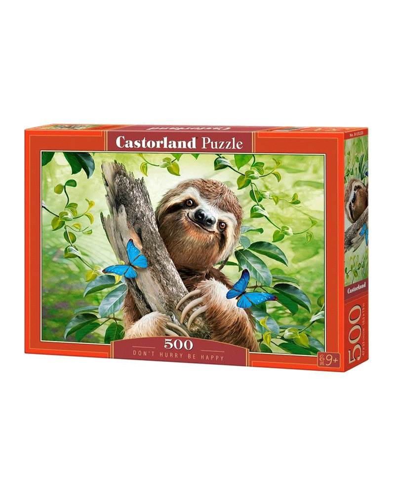 Puzzle 500 piezas - Don't Hurry Be Happy - Castorland