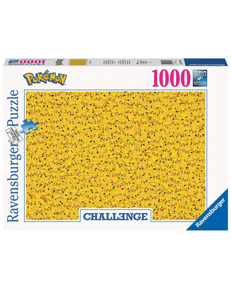 Puzzle 1000 piezas - Pikachu Challenge - Ravensburger