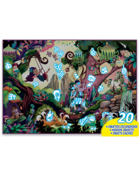 Puzzle 200 piezas - Mysterious Puzzle Bosque Mágico - Educa