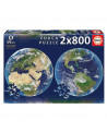 Puzzle 2 x 800 Piezas - Planeta Tierra - Educa