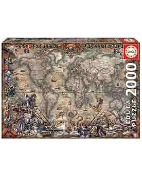 Puzzle 2000 Piezas - Mapa...