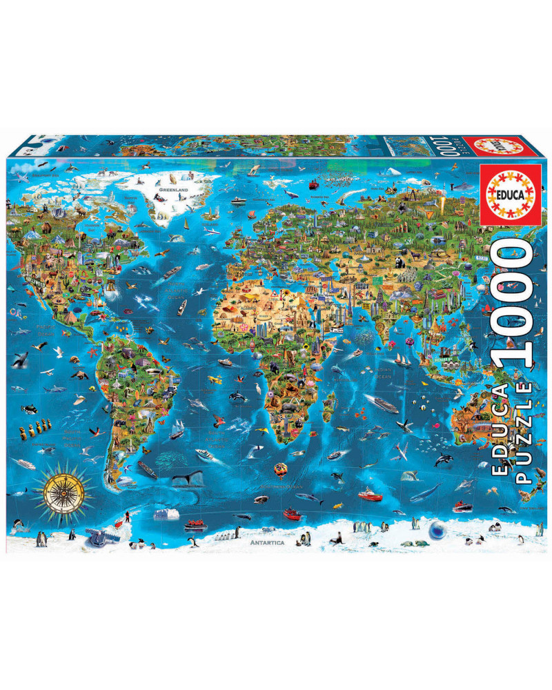 Puzzle 1000 Piezas - Maravillas Del Mundo - Educa