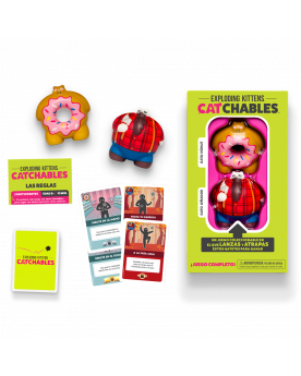 Exploding Kittens Catchables - Pack 1 - Gato donut y Gato leñador