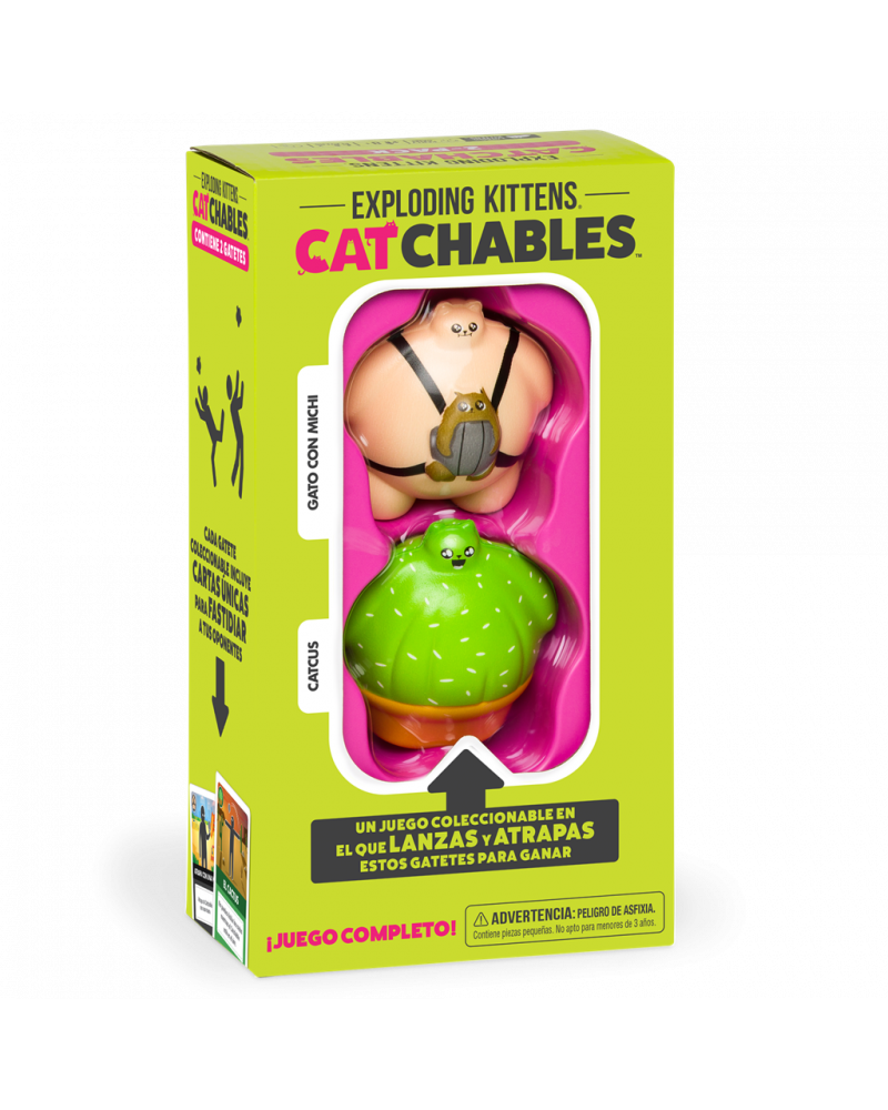 Exploding Kittens Catchables - Pack 2 - Gato con Michi y Catcus