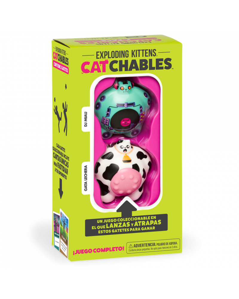 Exploding Kittens Catchables - Pack 4 - DJ Miau y Gata Lechera