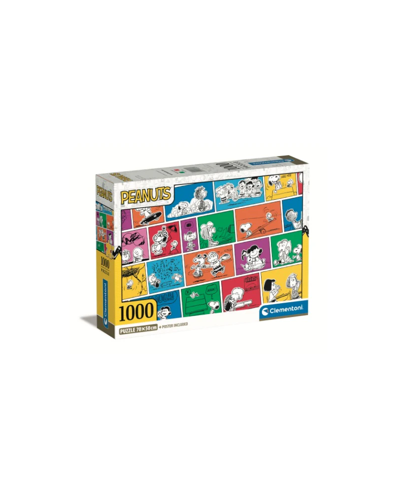 Puzzle 1000 piezas - Charlie Brown - Clementoni