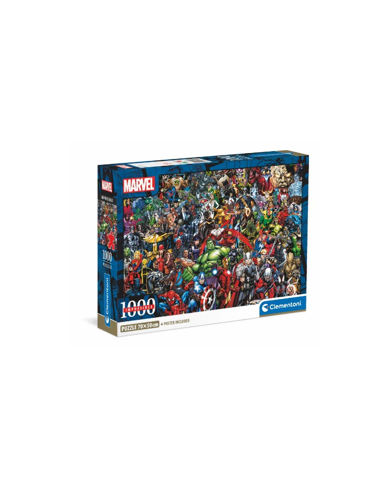 Puzzle 1000 piezas - Marvel Impossible - Clementoni