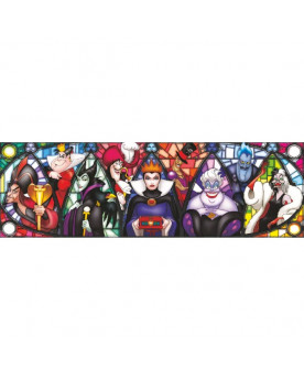 Puzzle 1000 Piezas Panorama - Villanos Disney - Clementoni