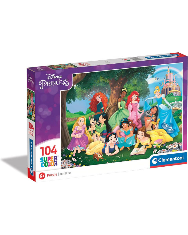 Puzzle 104 piezas - Princesas Disney - Clementoni