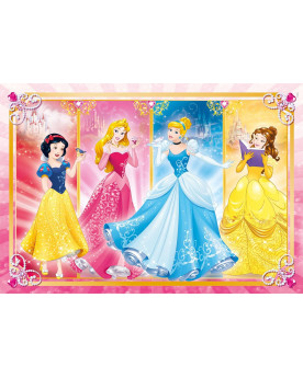 Puzzle 2x60 Piezas - Princesas Disney - Clementoni