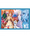 Puzzle Progresivo 4 en 1 - Frozen - Clementoni