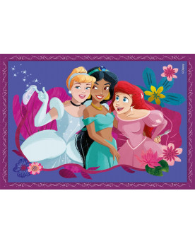 Puzzle Progresivo 4 en 1 - Princesas Disney - Clementoni