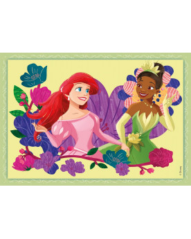 Puzzle Progresivo 4 en 1 - Princesas Disney - Clementoni