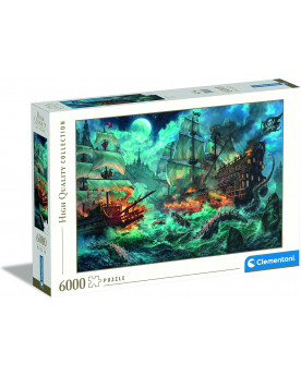 Puzzle 6000 Piezas - Pirates Battle - Clementoni [36530]