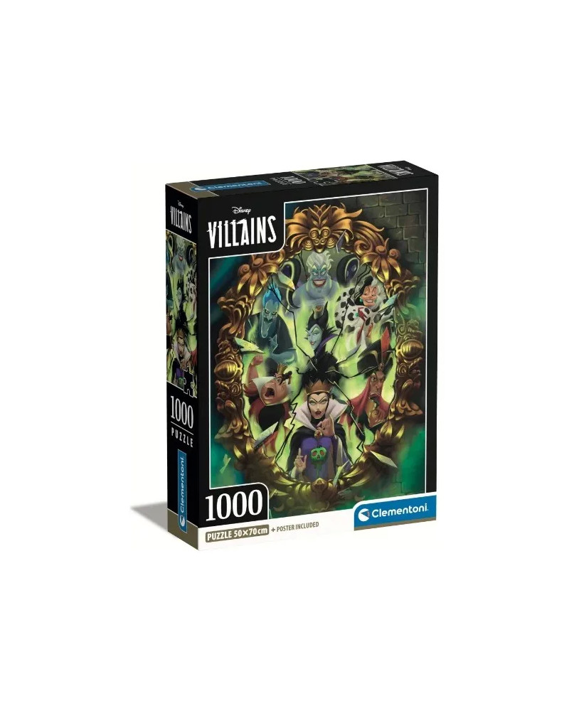 Puzzle 1000 Piezas - Villanos - Clementoni