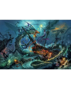 Puzzle 3000 piezas - The Underwater Battle - Clementoni [33023]