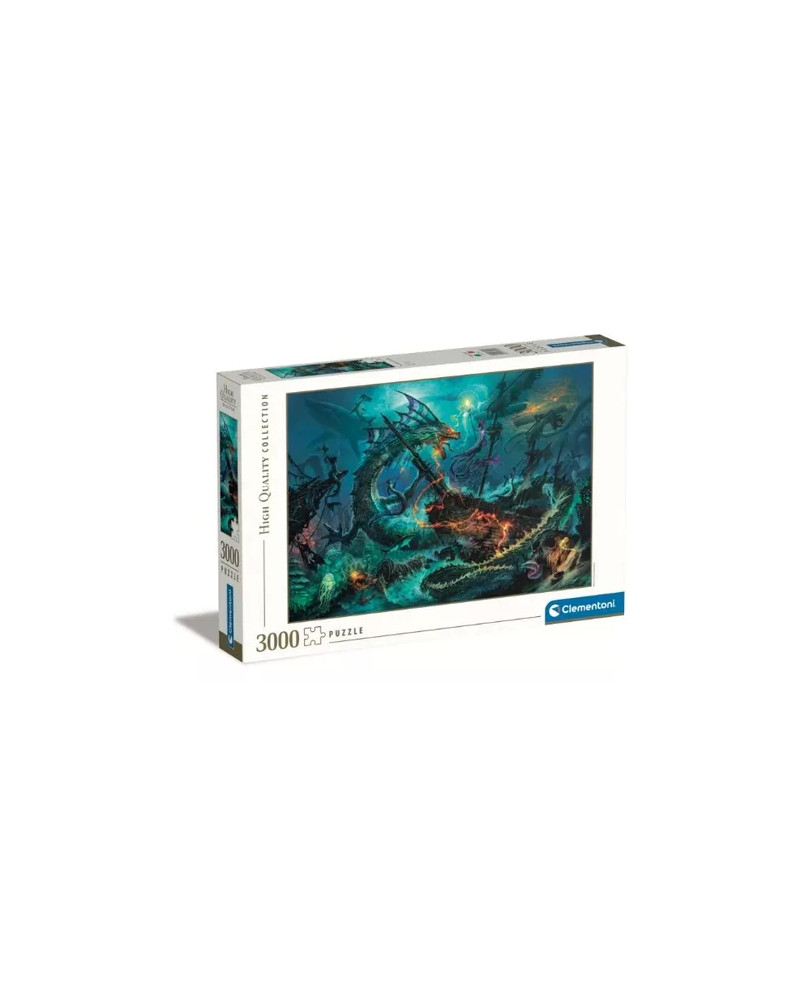 Puzzle 3000 piezas - The Underwater Battle - Clementoni [33023]