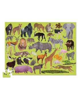 Puzzle 100 Piezas - Wild Animals - Crocodile Creek