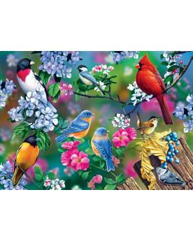 Puzzle 1000 Piezas - Songbird Collage - Master Pieces