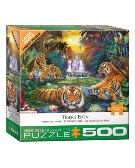 Puzzle 500 piezas - Tiger's Eden - Eurographics