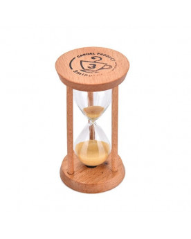 Reloj de Arena colores 5 Minutos - Madera