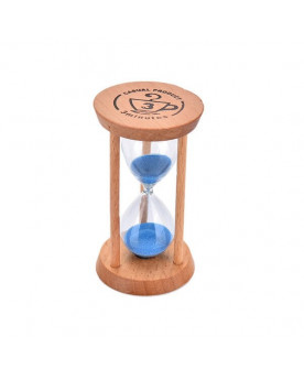 Reloj de Arena colores 5 Minutos - Madera