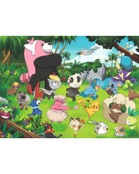 Puzzle 300 piezas XXL - Pokemon Salvajes - Ravensburger