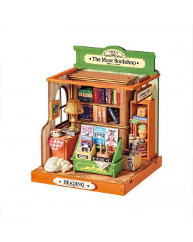 Puzzle 3D - Casita en Miniatura - The Muse Bookshop - Rolife