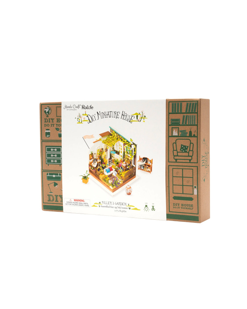 Puzzle 3D - Casita en Miniatura - Miller's Garden - Rolife