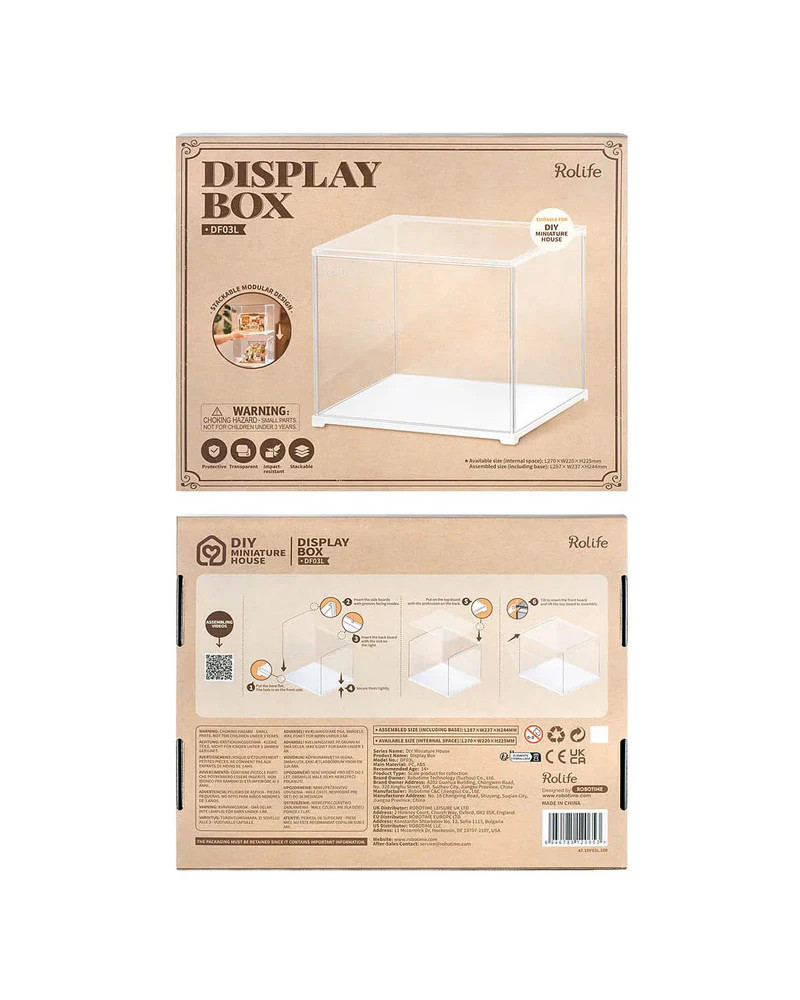 Exibidor Puzzle 3D - Caja de Cristal - Display Box