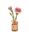 Puzzle 3D - Flor de Madera - Pink Carnation - Rolife