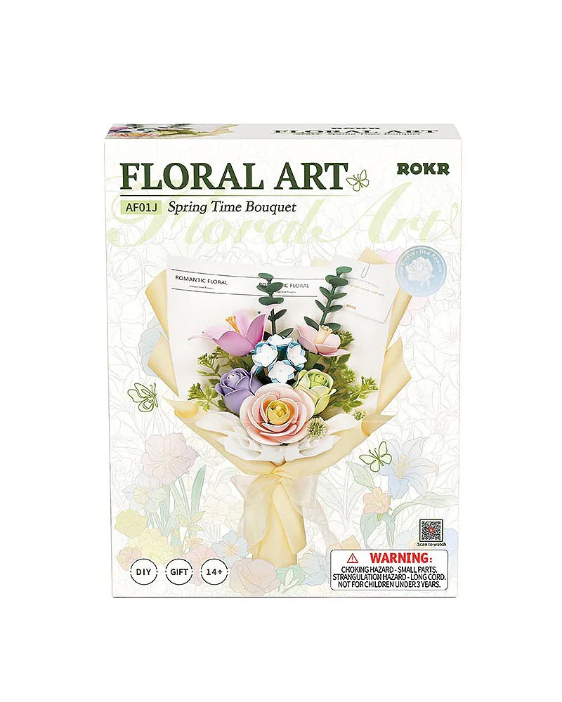 Puzzle 3D - Flor de Madera - Spring Time Bouquet - Rolife