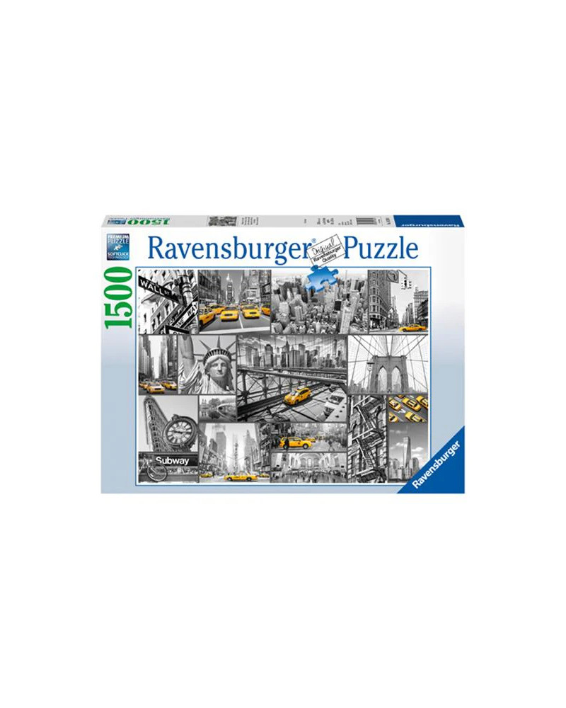 Puzzle 1500 piezas - Taxis en Nueva York - Ravensburger