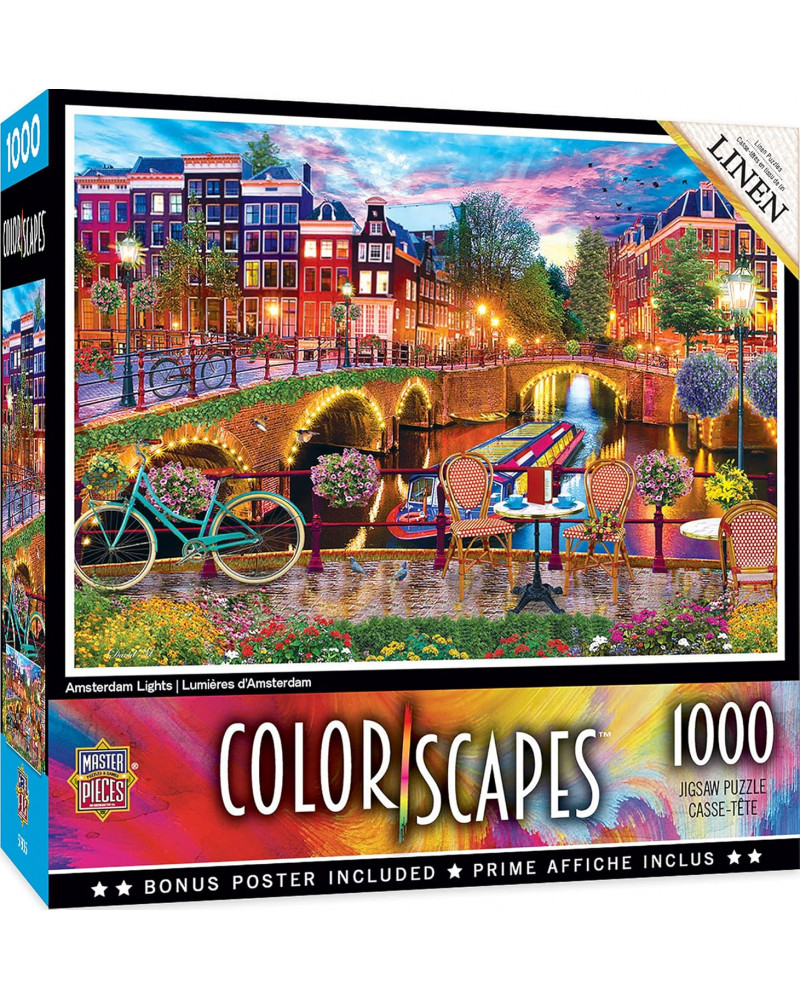 Puzzle 1000 Piezas - Amsterdam Lights - Master Pieces