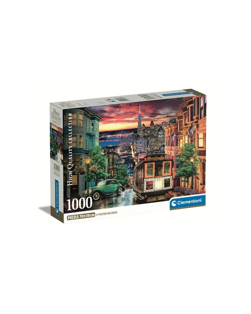 Puzzle 1000 piezas - San Francisco  - Clementoni [39776]