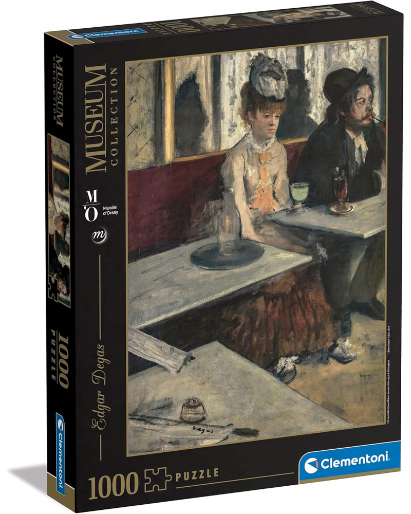 Puzzle 1000 piezas - Dans un Café, Edgar Degas - Clementoni [39761]