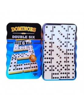 Dominó - Caja Metálica - Doble 6