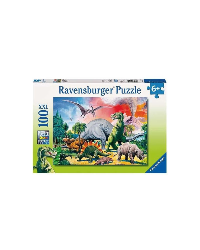 Puzzle 100 piezas XXL - Bajo los Dinosaurios - Ravensburger