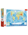 Puzzle 4000 piezas - Large Physical Map of the World - Trefl